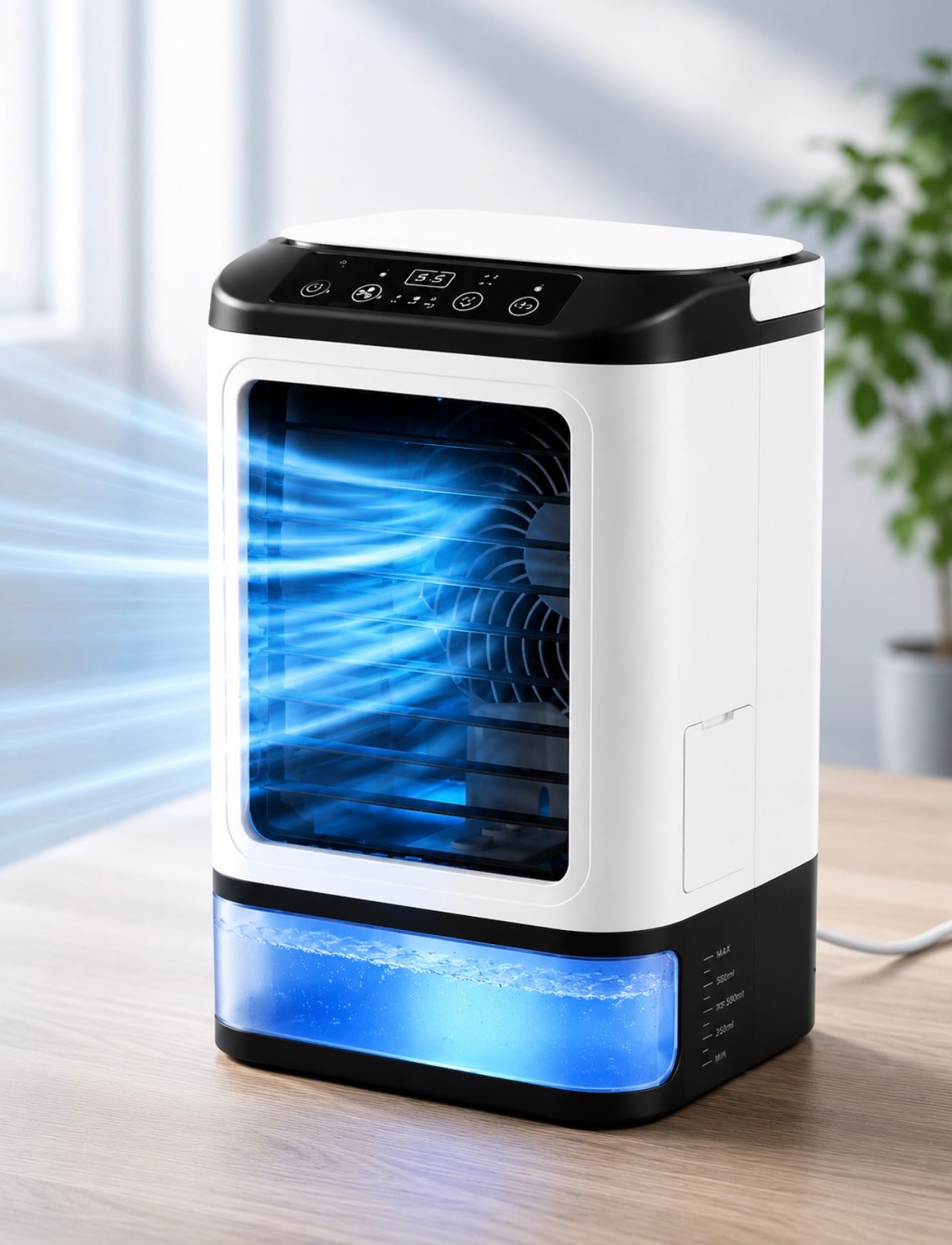 Rafraîchisseur d’air portable ,silencieux & économique .